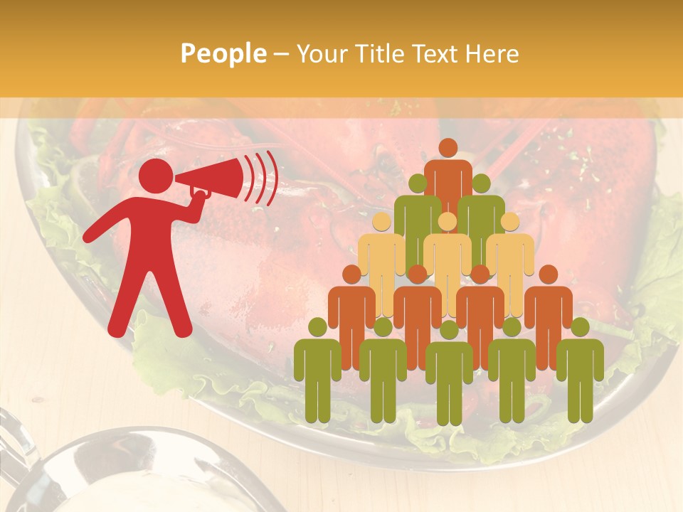 Diet Crab Single PowerPoint Template