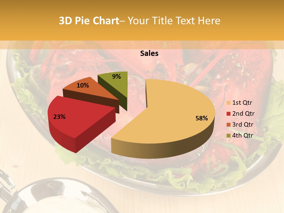 Diet Crab Single PowerPoint Template