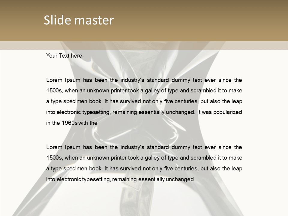 People Office Chair PowerPoint Template