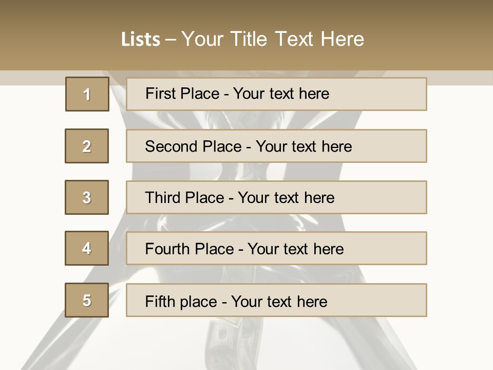 People Office Chair PowerPoint Template