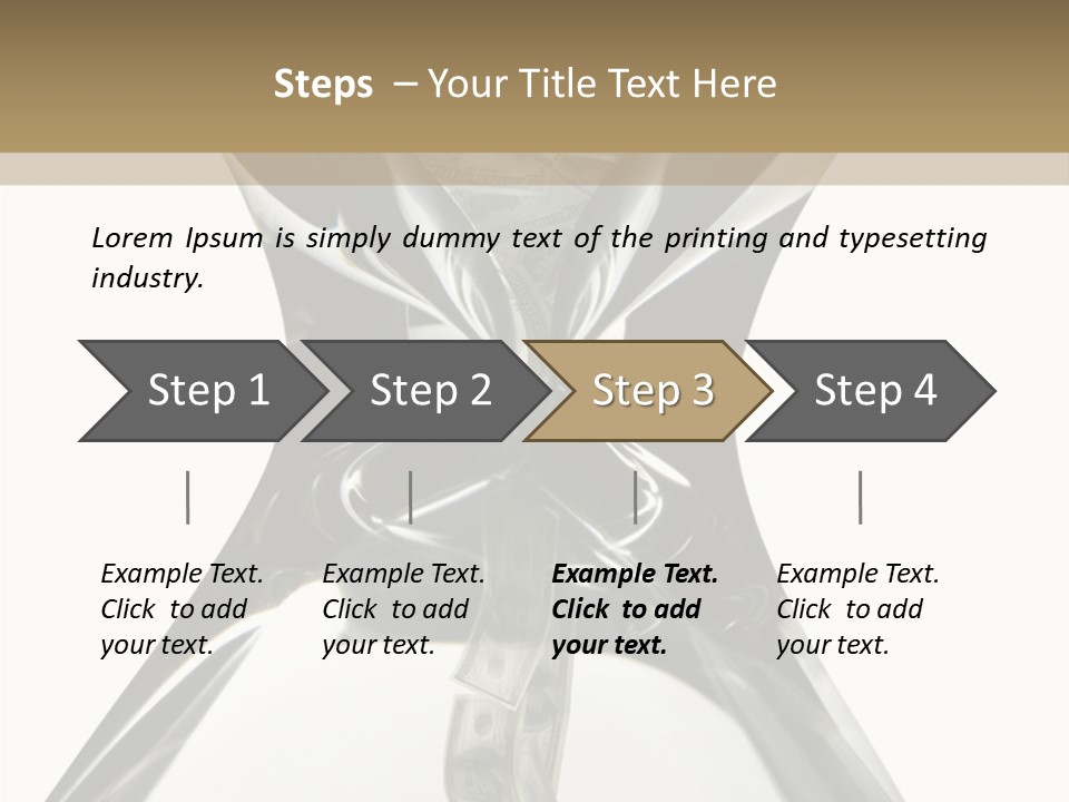 People Office Chair PowerPoint Template