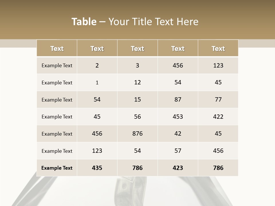 People Office Chair PowerPoint Template