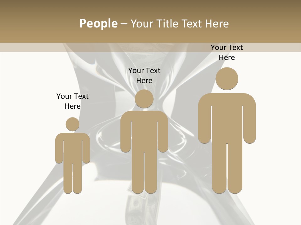 People Office Chair PowerPoint Template