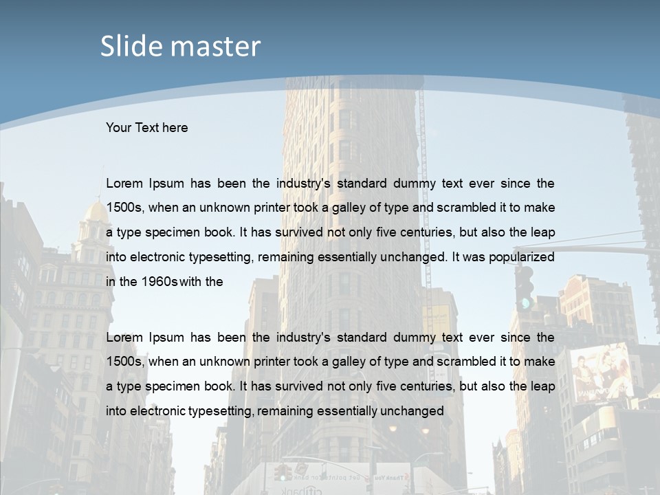 Metropolitan Architecture Famous PowerPoint Template