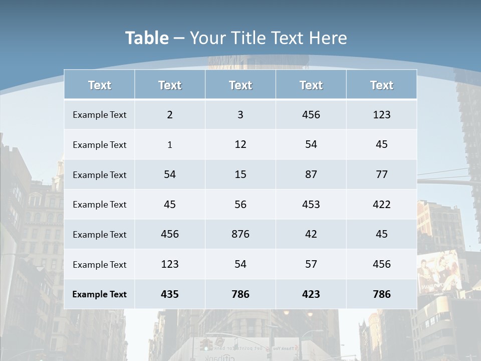 Metropolitan Architecture Famous PowerPoint Template
