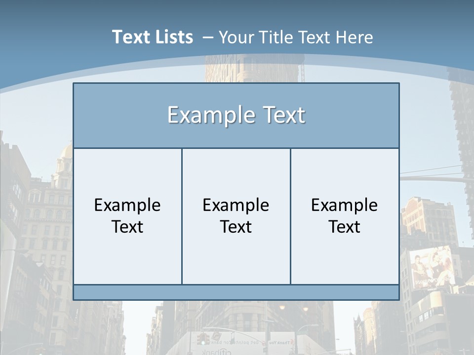 Metropolitan Architecture Famous PowerPoint Template