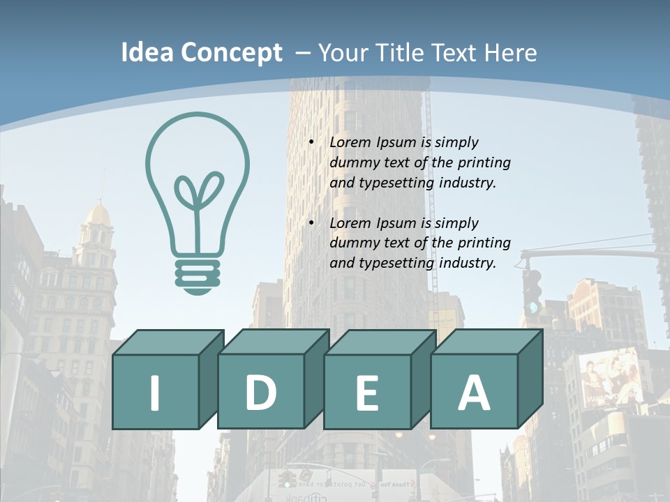 Metropolitan Architecture Famous PowerPoint Template