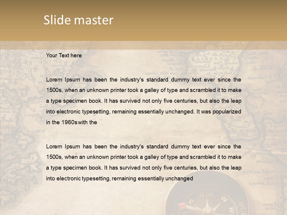 Cover Grungy Antiquity PowerPoint Template