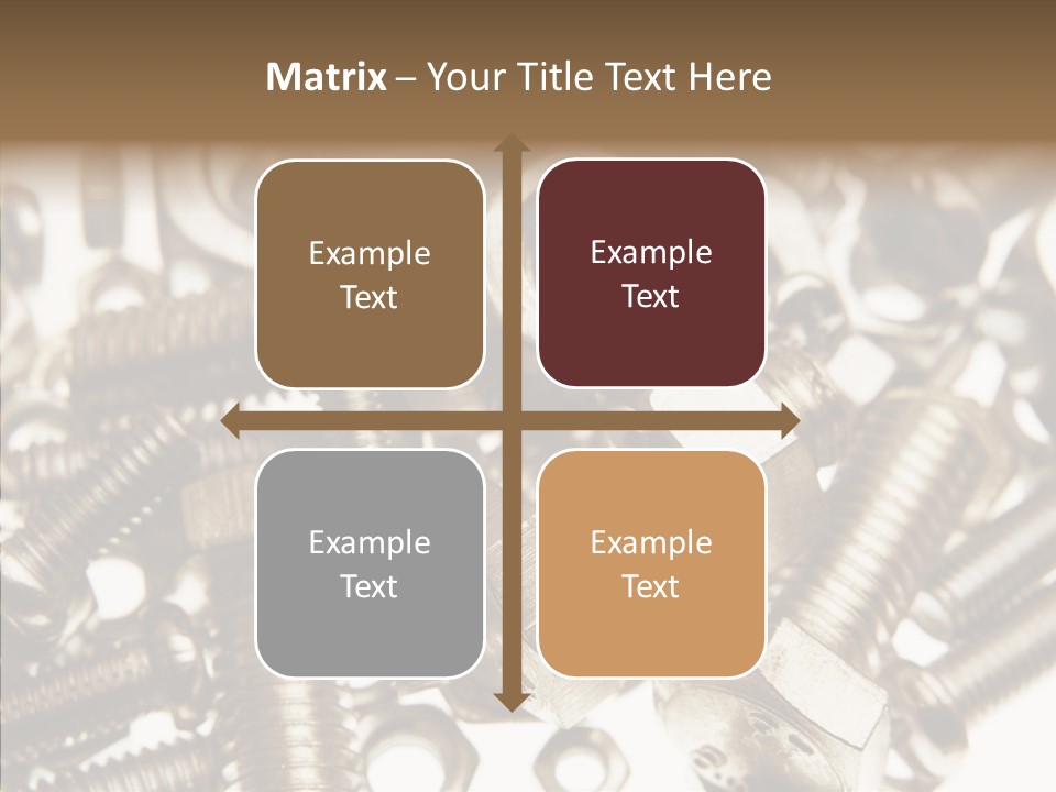 Tool Supplies Steel PowerPoint Template