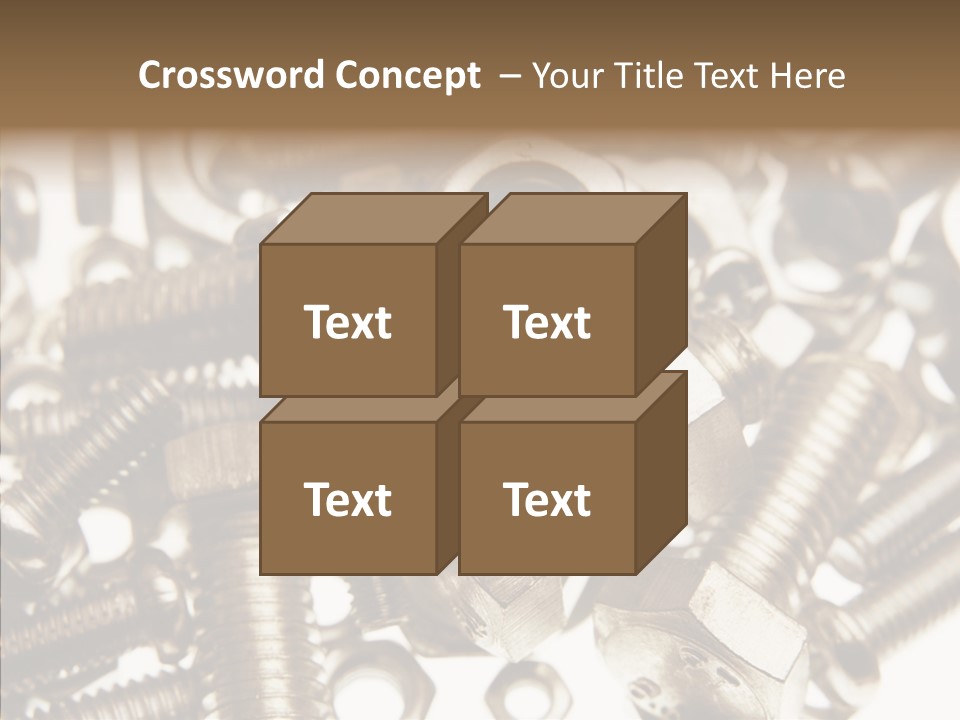 Tool Supplies Steel PowerPoint Template