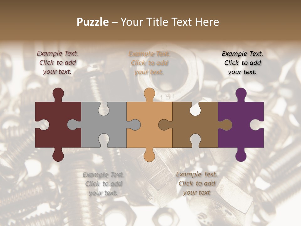 Tool Supplies Steel PowerPoint Template