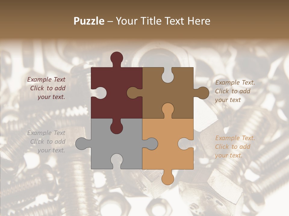 Tool Supplies Steel PowerPoint Template