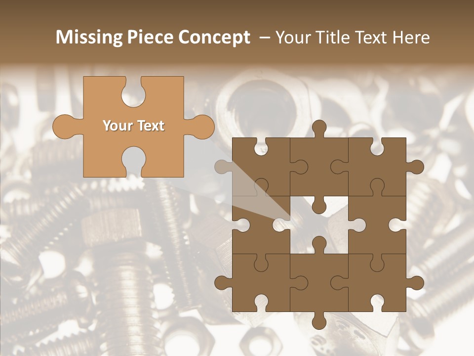 Tool Supplies Steel PowerPoint Template