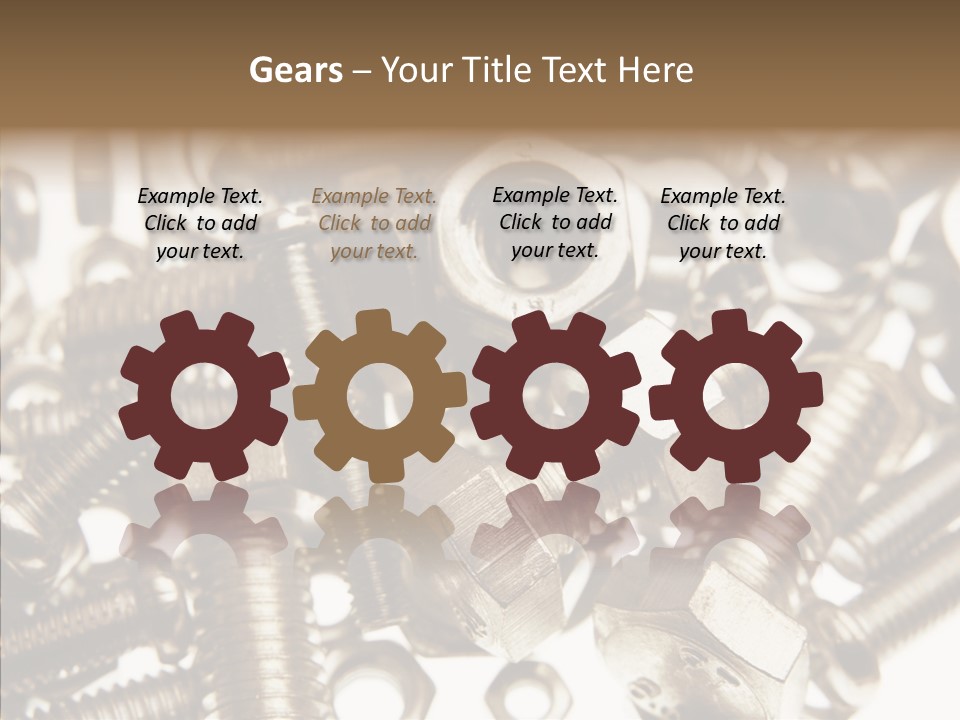 Tool Supplies Steel PowerPoint Template