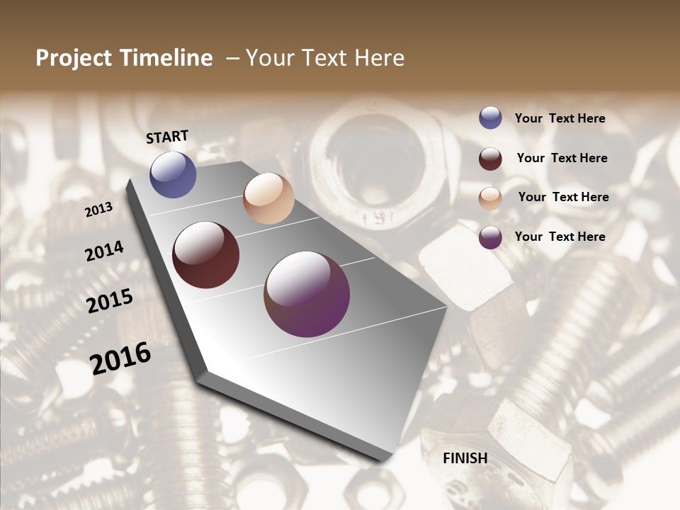 Tool Supplies Steel PowerPoint Template