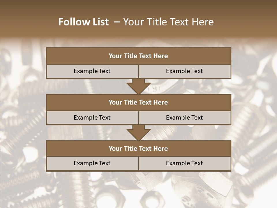 Tool Supplies Steel PowerPoint Template