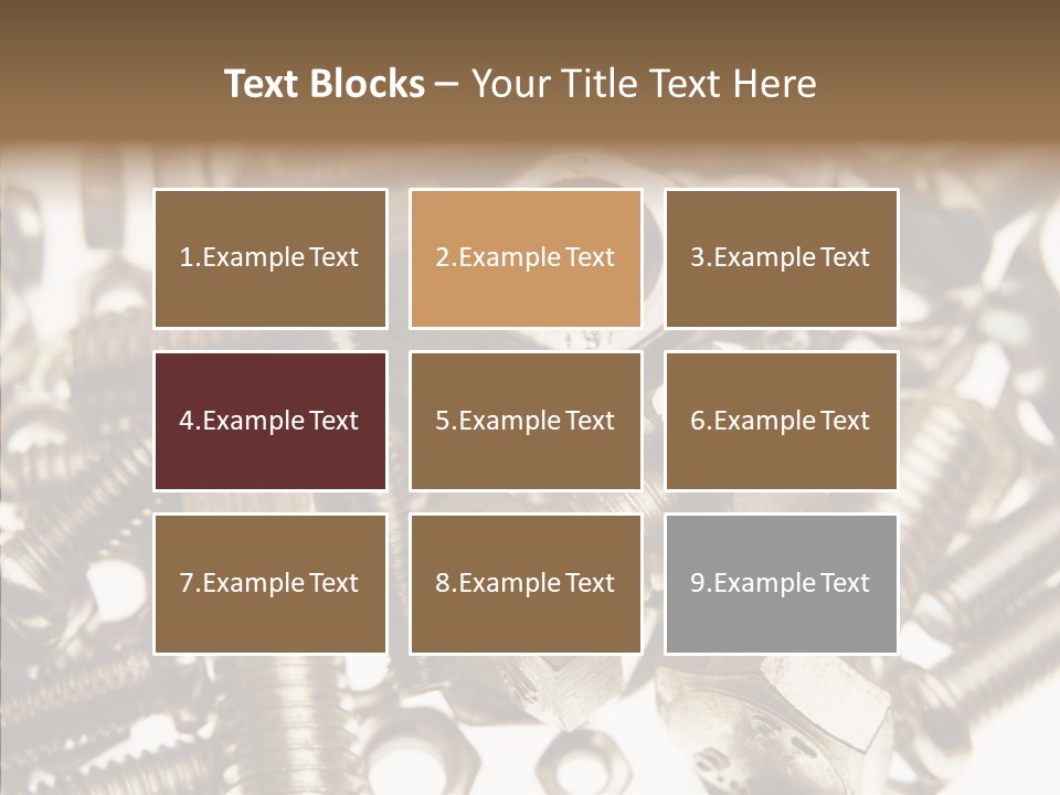 Tool Supplies Steel PowerPoint Template