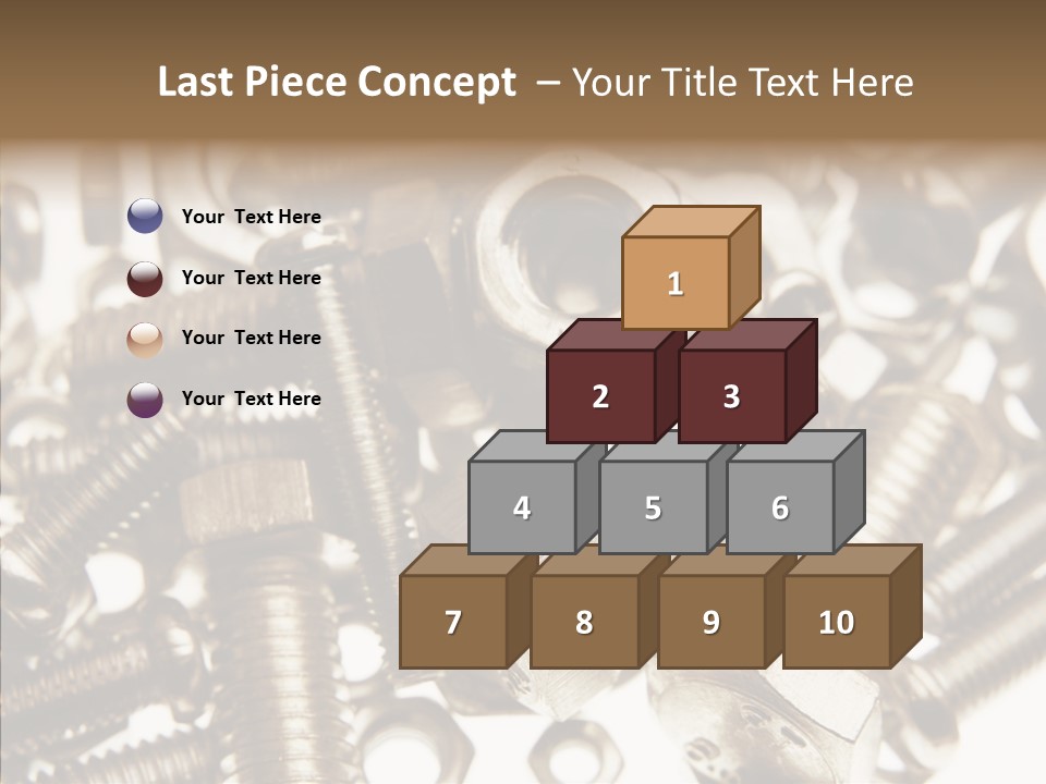 Tool Supplies Steel PowerPoint Template