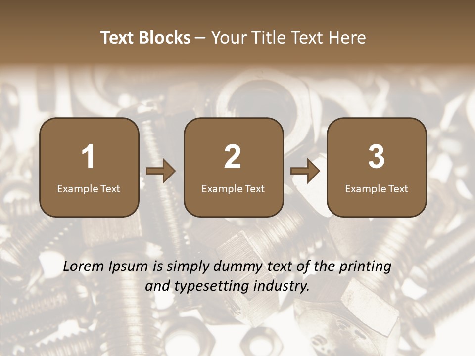 Tool Supplies Steel PowerPoint Template