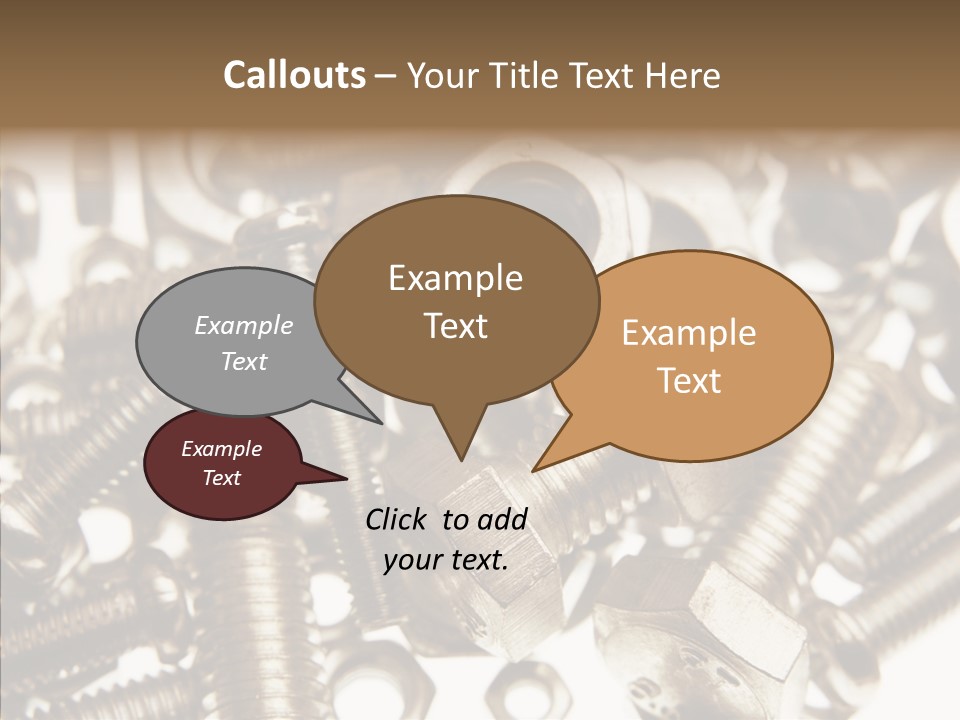 Tool Supplies Steel PowerPoint Template