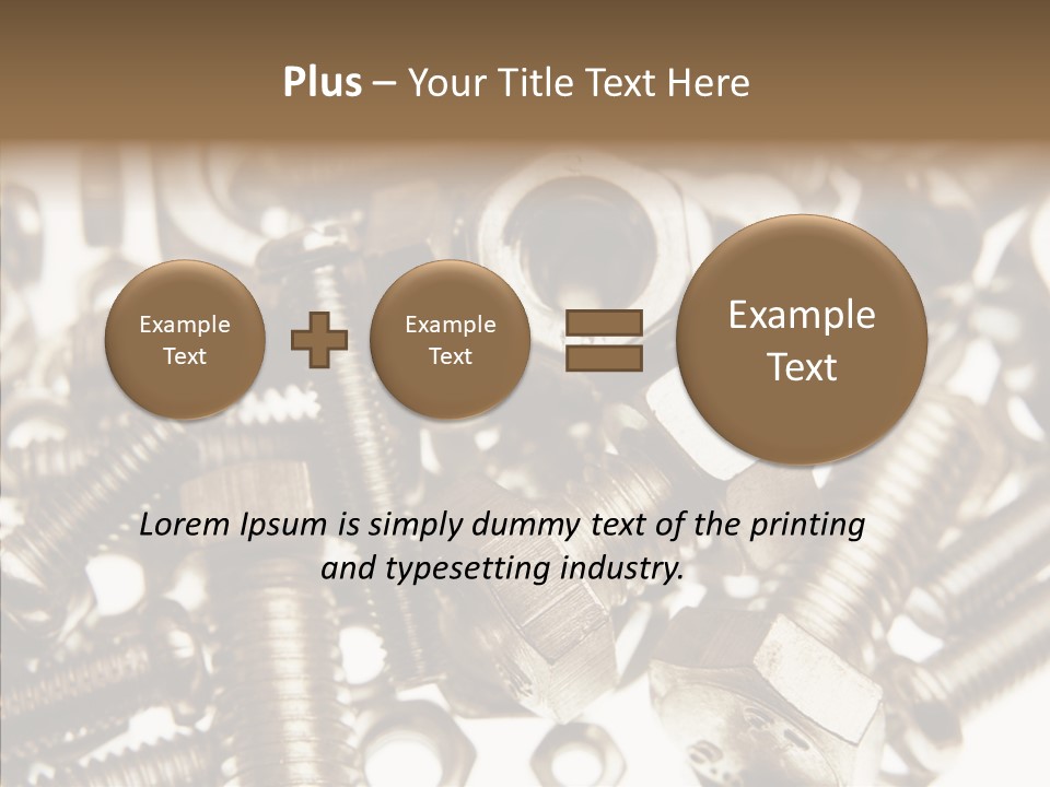 Tool Supplies Steel PowerPoint Template