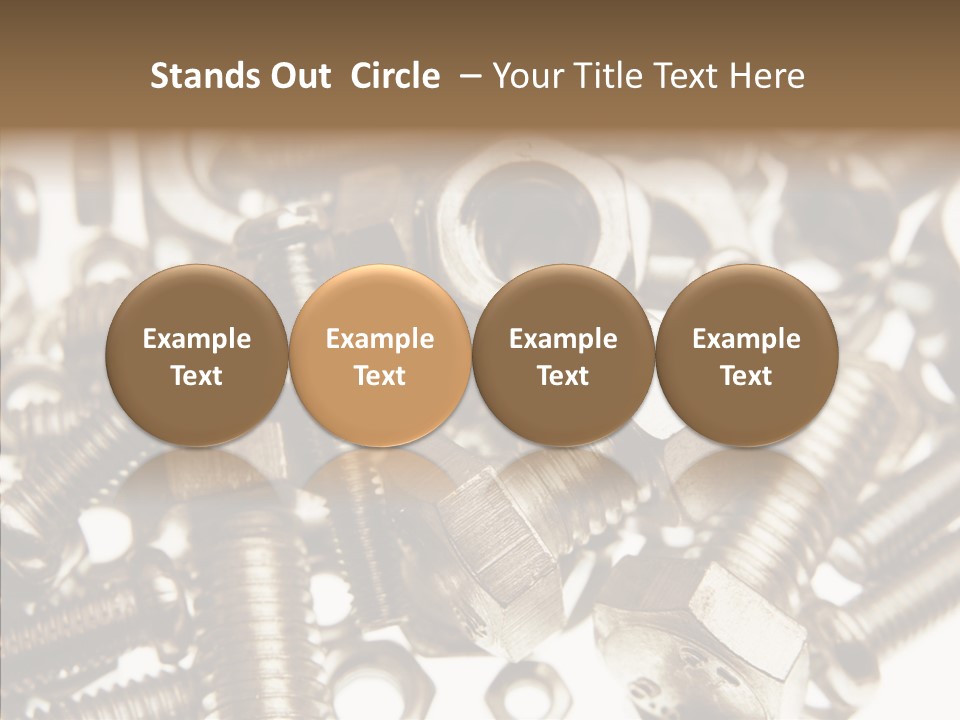 Tool Supplies Steel PowerPoint Template