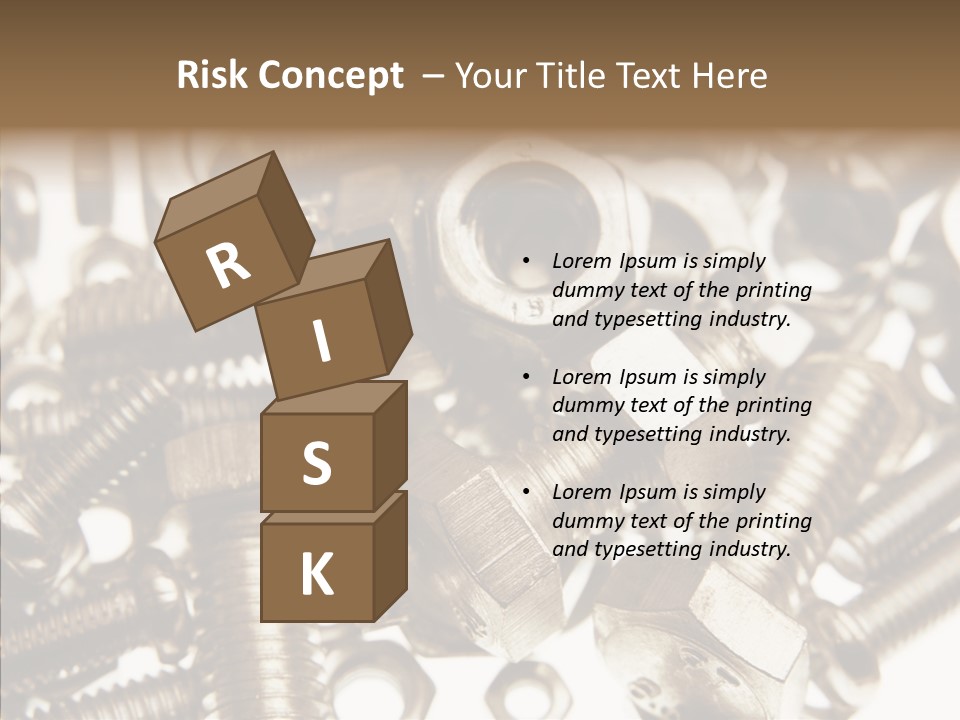 Tool Supplies Steel PowerPoint Template