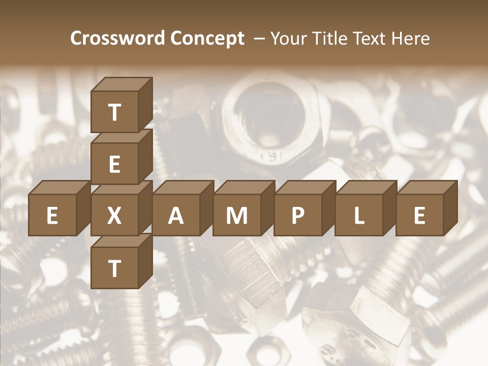 Tool Supplies Steel PowerPoint Template