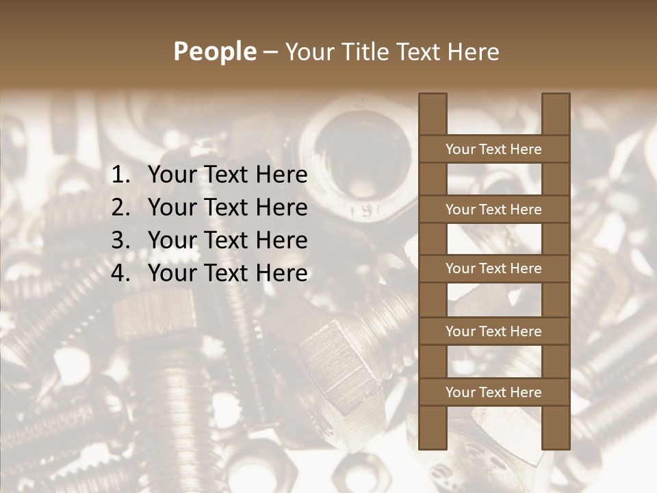 Tool Supplies Steel PowerPoint Template