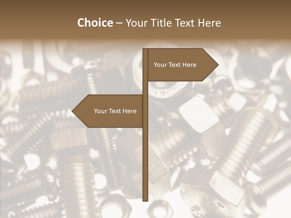 Tool Supplies Steel PowerPoint Template