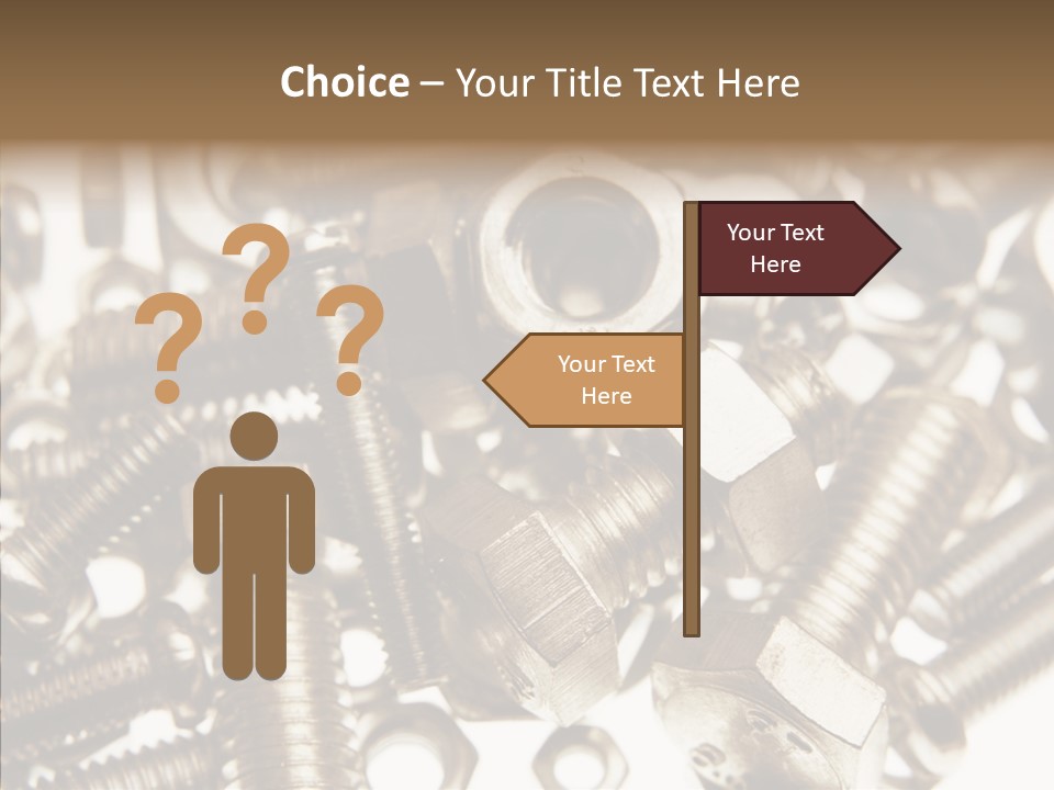 Tool Supplies Steel PowerPoint Template