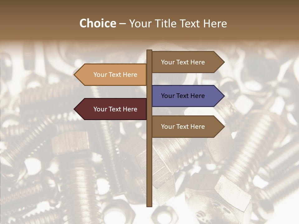 Tool Supplies Steel PowerPoint Template