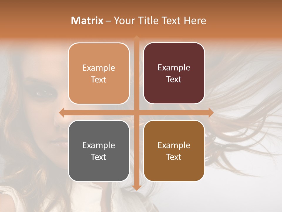 Female Lady Coquette PowerPoint Template