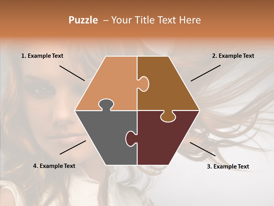 Female Lady Coquette PowerPoint Template