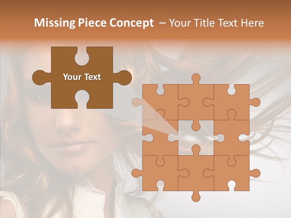 Female Lady Coquette PowerPoint Template