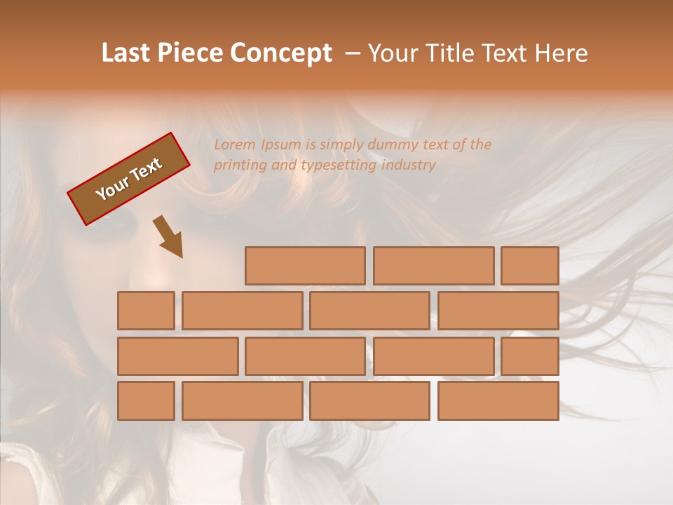 Female Lady Coquette PowerPoint Template