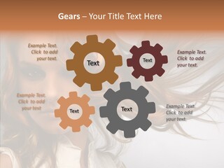 Female Lady Coquette PowerPoint Template