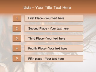 Female Lady Coquette PowerPoint Template