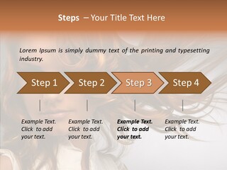 Female Lady Coquette PowerPoint Template
