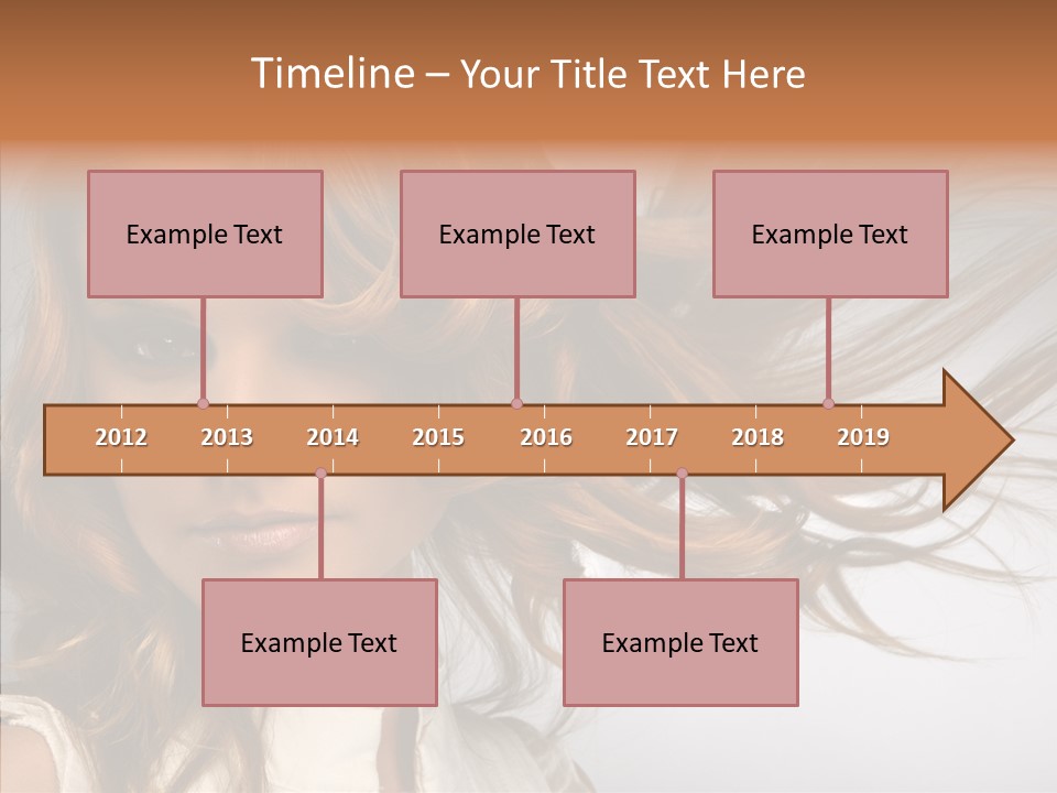 Female Lady Coquette PowerPoint Template