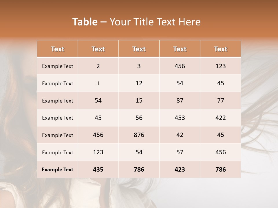 Female Lady Coquette PowerPoint Template