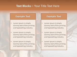 Female Lady Coquette PowerPoint Template