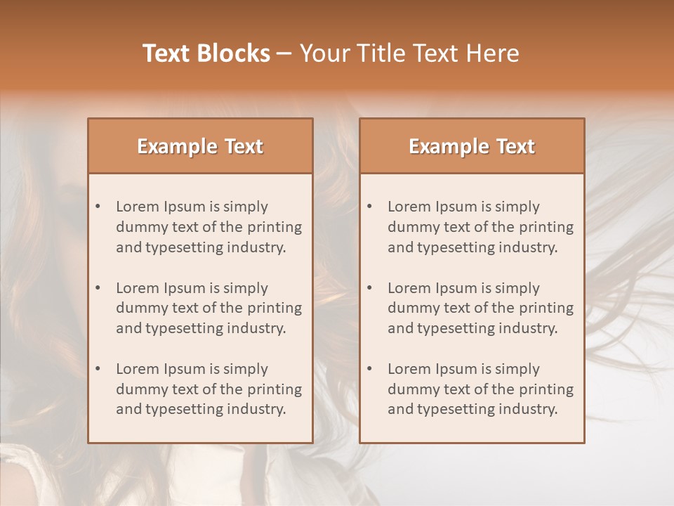 Female Lady Coquette PowerPoint Template