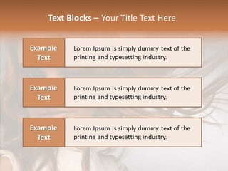 Female Lady Coquette PowerPoint Template