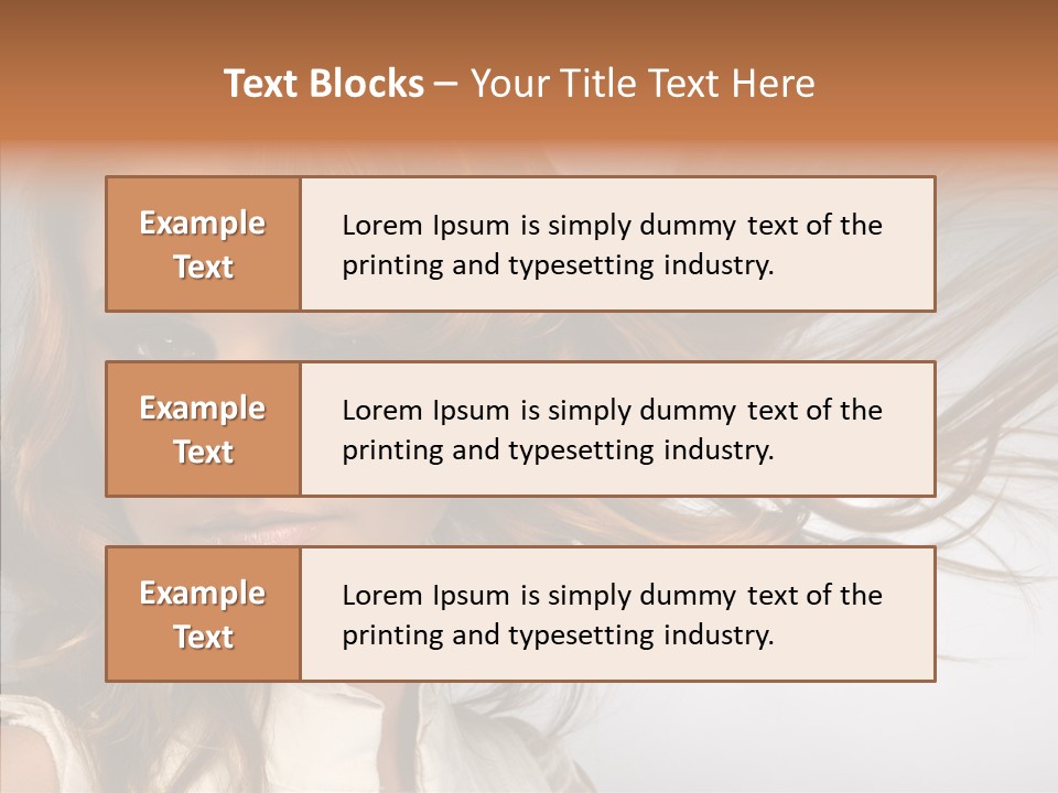 Female Lady Coquette PowerPoint Template