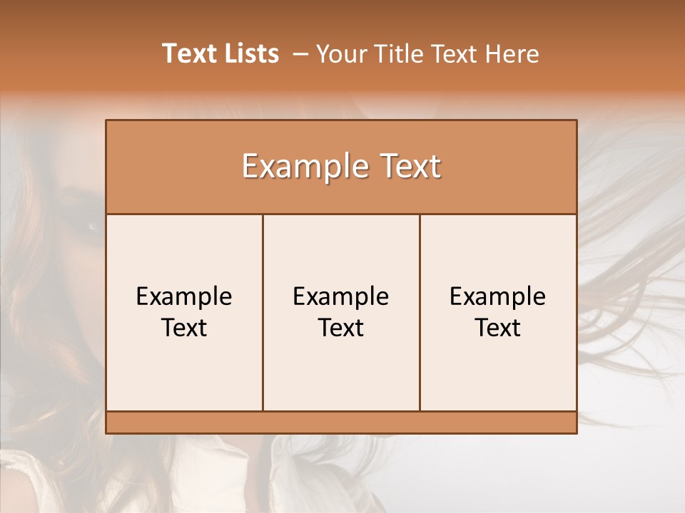 Female Lady Coquette PowerPoint Template