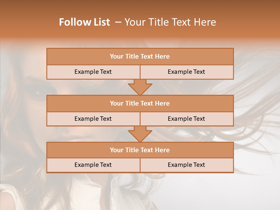 Female Lady Coquette PowerPoint Template