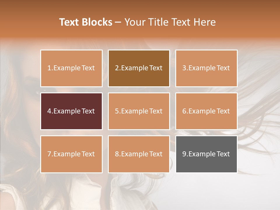 Female Lady Coquette PowerPoint Template