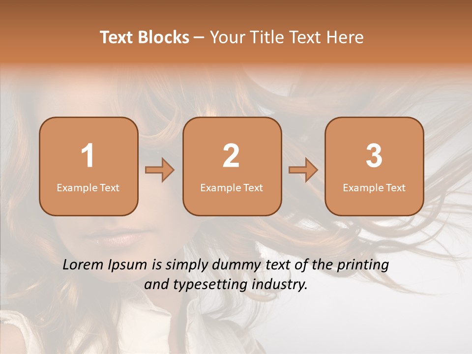 Female Lady Coquette PowerPoint Template