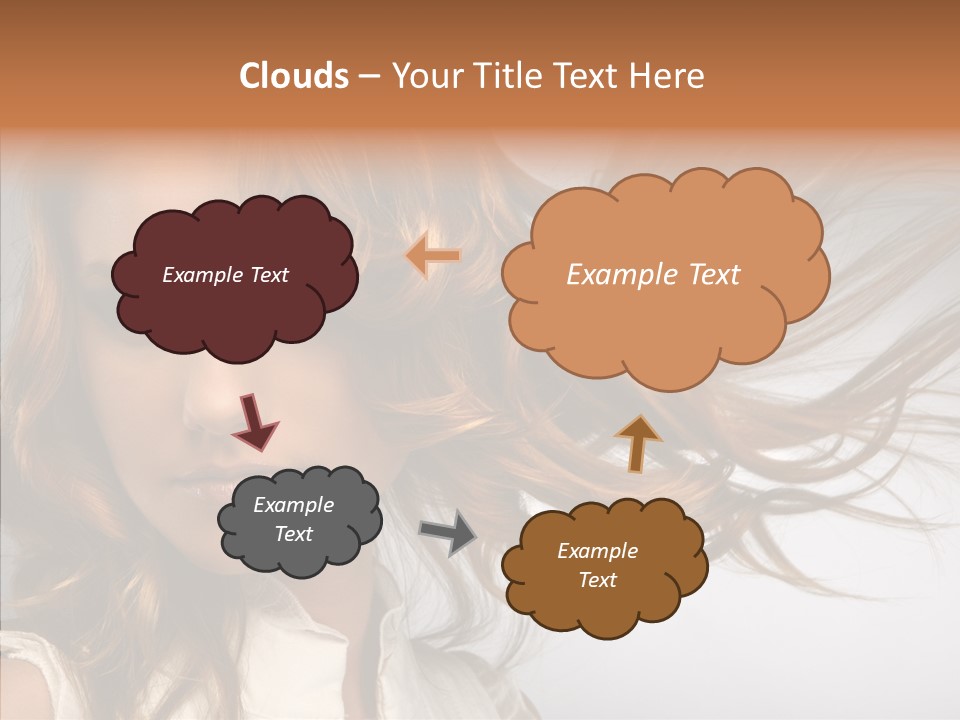 Female Lady Coquette PowerPoint Template